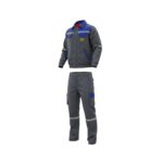 Vest et pantalon (Gris/Bleu roi)