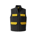 Gilet Multipoche (noir/jaune)