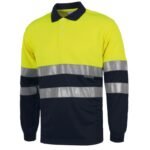 Polo manches longues haute visibilité