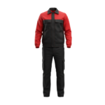 Vest et pantalon (Rouge/Noir)